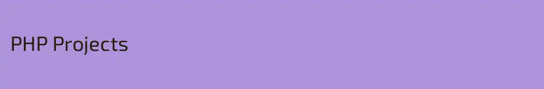 PHP Projects